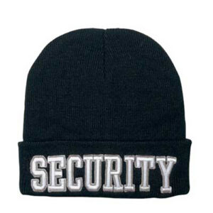 Security Embroidered Watch Cap