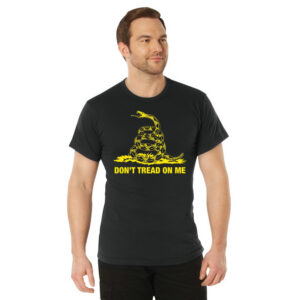 Rothco Don't Tread On Me Vintage T-shirt Black
