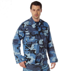 Rothco Sky Blue Camo BDU Shirt Jacket