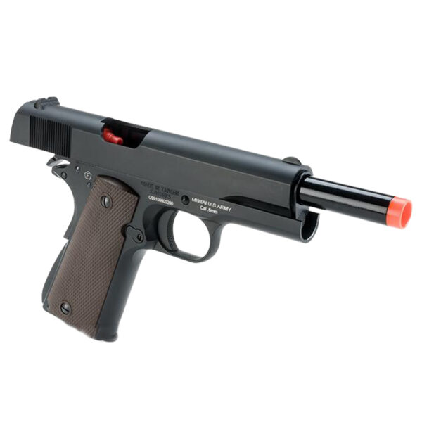 Colt Licensed M1911A1 Full Metal Airsoft Gas Blowback Pistol by KJW