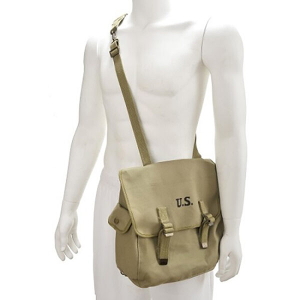 WW2 US M1936 Musette Bag with Shoulder strap Reproduction