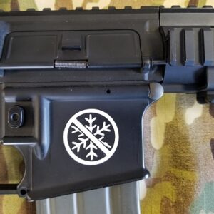No SnowFlakes M4 AR15 Body Sticker
