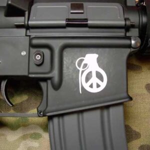 Peace Grenade M4 AR Body Sticker
