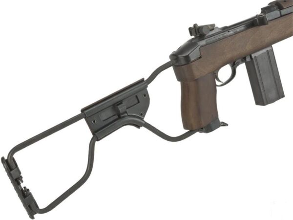King Arms M1A1 Paratrooper Carbine Co2 Gas Blowback Rifle w/ Real Wood
