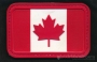 CSS Canadian Flag PVC Velcro Patch Subdued TAN