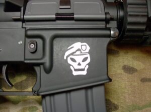 SOG SKULL M4 AR Body Sticker