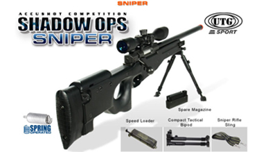 UTG Shadow Ops Airsoft Sniper Rifle (L96 Type 96) - Combat Sport Supply