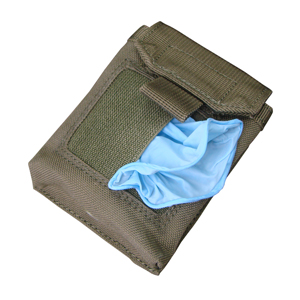 thumbnail image 2 of Airsoft Molle Modular Nylon EMT Medical Glove Pouch – Black, Utility Pouch 2 of 5