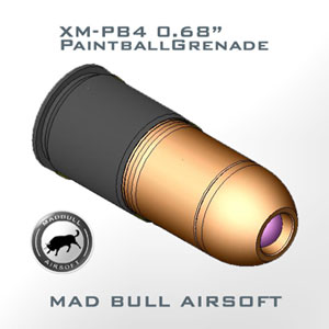 CSS Mad Bull XMPB4 40mm Paintball Shell
