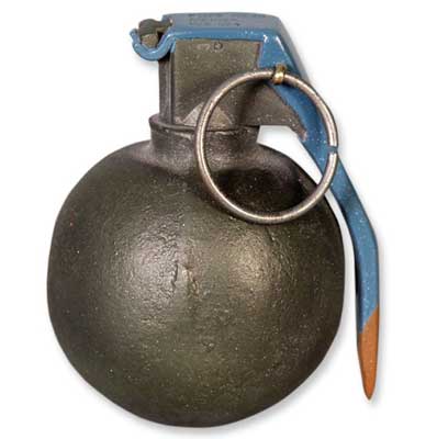 MilSpec Dummy M67 Baseball Grenade Replica