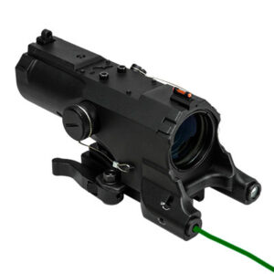 NcSTAR VISM ECO 4X34 Scope w/ Green Laser & NAV LED / Black MOD2
