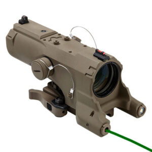 NcSTAR VISM ECO 4X34 Scope w/ Green Laser & NAV LED MOD 2 TAN