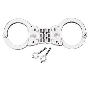 Smith & Wesson Hinged Handcuff  NICKEL