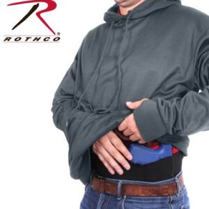 Rothco Concealed Carry Hoodie Sweatshirt Gun Metal Grey