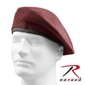 Rothco Mil-Spec Inspection Ready Wool Maroon Beret