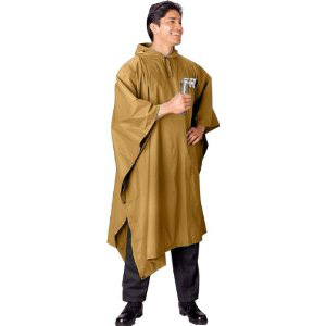Rothco G.I. Type Military Rip-Stop Poncho Coyote Brown