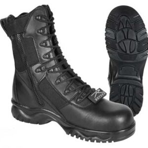 Rothco Forced Entry Tactical Boot With Side Zipper & composite 8in Black