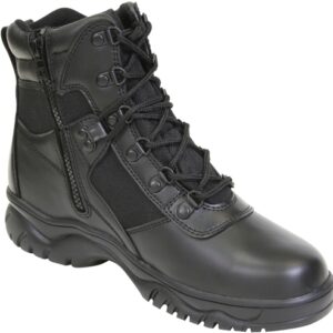 Rothco 6 Inch Blood Pathogen Tactical Boot with side zipper Black
