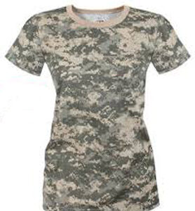 Rothco Woman's Long Lenght T-Shirt Army Digital