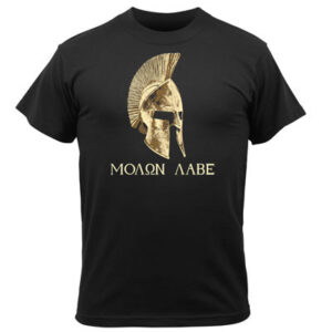 Rothco Molon Labe Spartan Helmet T-Shirt