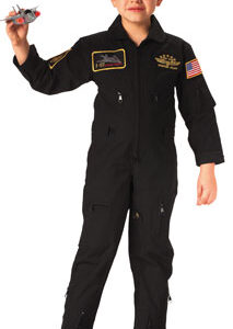 CSS Rothco Youth  Air Force Type Flightsuit With Patches - Black