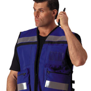 Rothco High Visibility Blue EMS Rescue Vest