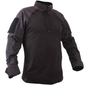 Rothco 1/4 Zip Combat Shirt Black