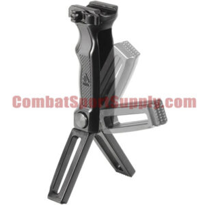 UTG Combat D Grip with Quick Release Deployable Bipod