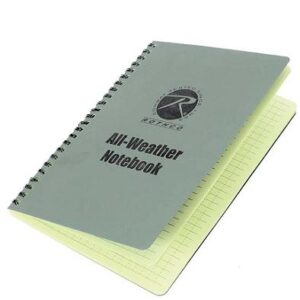Rothco All Weather Waterproof Notebook 6X8
