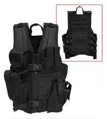 Rothco Kids Sized Tactical Cross Draw Vest Black
