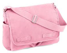 Rothco Heavyweight Canvas Classic Messenger Bag Pink