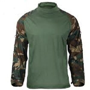Rothco Combat Shirt Woodland Camo