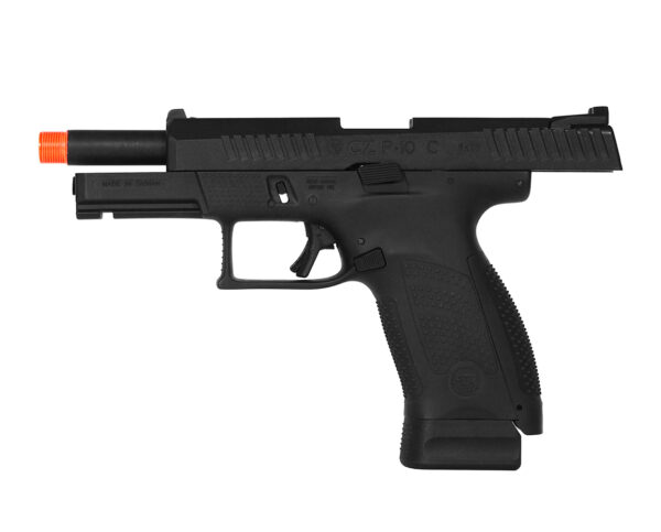 ASG CZ Licensed CZ P-10C Optic Ready Gas Blowback Airsoft Pistol. Comes With CO2 Magazine, RMR Plate and 3 backstraps. Fast ROF.