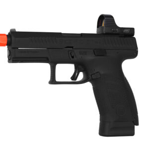 ASG CZ Licensed CZ P-10C Optic Ready Gas Blowback Airsoft Pistol. Comes With CO2 Magazine, RMR Plate and 3 backstraps. Fast ROF.