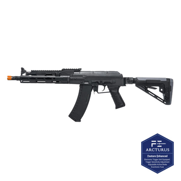 Arcturus ATAK Advanced Tactical AK MOD1 Carbine AEG FE. Advanced Tactical MOD1 Carbine FE™ enables 2-Burst mode, advanced ETU programable