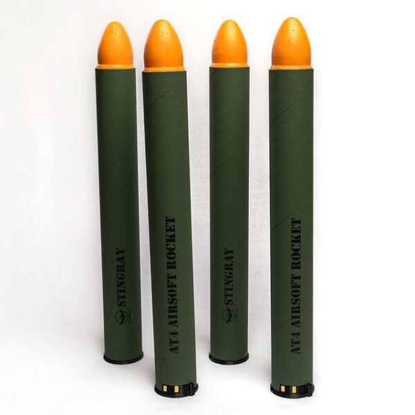 Stingray Airsoft AT4 S2 BASIC Airsoft Rocket 4 Pack Extra Rounds