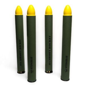 Stingray Airsoft AT4 S3 BASIC Airsoft Rocket 4 Pack Extra Rounds