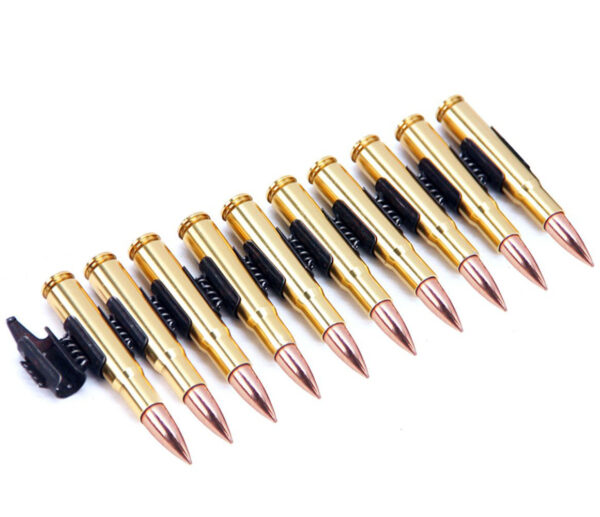 G&G GMG 42 Bullet Chain 10 rounds. Add even more realism to your G&G GMG-42 with this dummy 8mm Mauser / 7.92mm MG-42 Belt