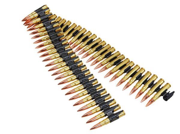 GMG 42 Bullet Chain 100pcs Add even more realism to your G&G GMG-42 with this dummy 8mm Mauser / 7.92mm MG-42 Belt.