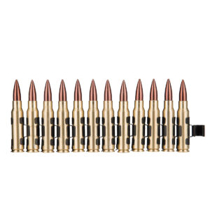 M60 7.62mm Linked Ammo Belt Fake Airsoft Dummy Rounds 12ea